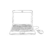 Sesión online — icono de portátil