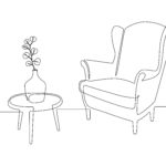 Sesión presencial — icono de sillón de consulta